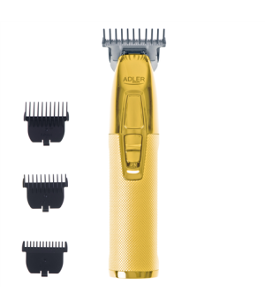 Adler | Professional Trimmer | AD 2836g | Cordless | Number of length steps 1 | Gold