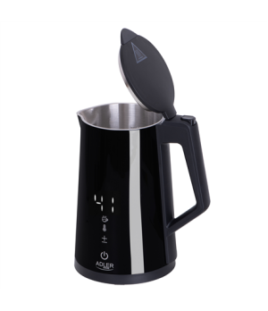 Adler | Kettle | AD 1345b | Electric | 2200 W | 1.7 L | Stainless steel | 360° rotational base | Black