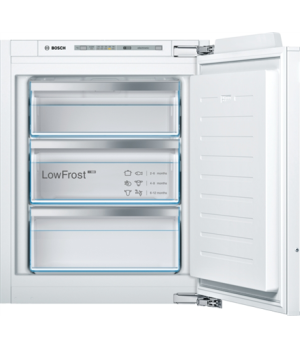 Bosch | GIV11AFE0 | Freezer | Energy efficiency class E | Upright | Built-in | Height 71.2 cm | Total net capacity 72 L | White