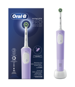 Oral-B | Electric Toothbrush | D103 Vitality Pro | Rechargeable | For adults | Number of brush heads included 1 | Number of teet