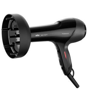 Braun | Hair Dryer | HD785 Satin Hair 7 SensoDryer | 2000 W | Number of temperature settings 4 | Ionic function | Diffuser nozzl