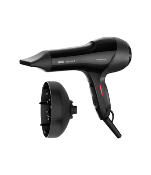 Braun | Hair Dryer | HD785 Satin Hair 7 SensoDryer | 2000 W | Number of temperature settings 4 | Ionic function | Diffuser nozzl