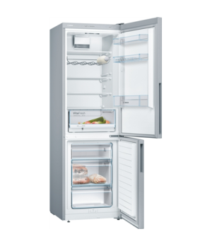 Bosch | Refrigerator | KGV36VIEAS | Energy efficiency class E | Free standing | Combi | Height 186 cm | No Frost system | Fridge