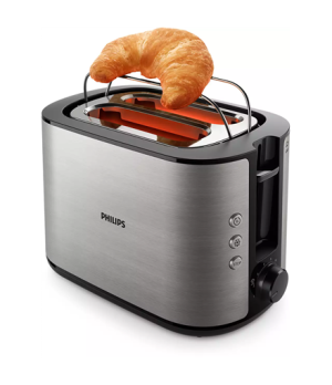 Philips | Toaster | HD2650/90 Viva Collection | Power 950 W | Number of slots 2 | Housing material  Metal | Stainless Steel