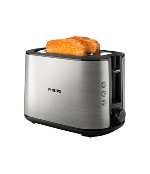 Philips | Toaster | HD2650/90 Viva Collection | Power 950 W | Number of slots 2 | Housing material  Metal | Stainless Steel