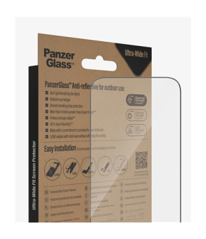 PanzerGlass | Screen protector | Apple | iPhone 14 Pro | Glass | Clear | Ultra-Wide Fit Easy installation Privacy Filter Fingerp