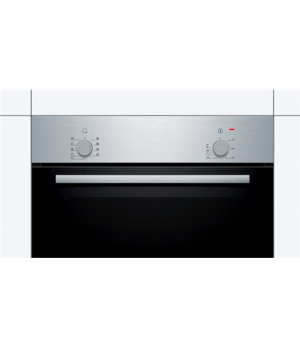 Bosch | HBF010BR3S | Oven | 66 L | Multifunctional | Manual | Knobs | Height 59.5 cm | Width 59.4 cm | Stainless steel