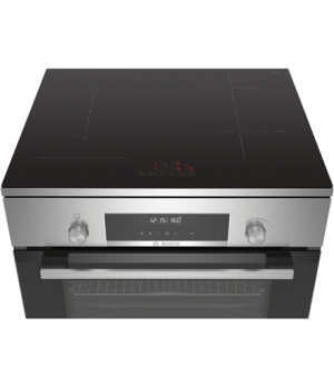 Bosch | Cooker | HLS79W351U Series 6 | Hob type Induction | Oven type Electric | Stainless Steel | Width 60 cm | Grilling | LCD 