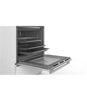 Bosch | Cooker | HLS79W321U Series 6 | Hob type Induction | Oven type Electric | White | Width 60 cm | Grilling | LCD | Depth 60