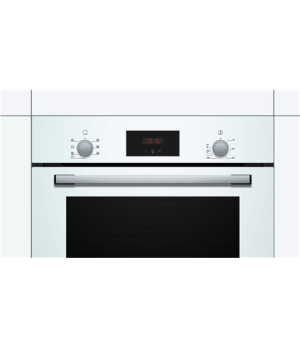 Bosch | HBF113BV1S | Oven | 66 L | Multifunctional | Manual | Mechanical control | Yes | Height 60 cm | Width 60 cm | White