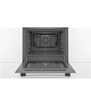 Bosch | HBF113BV1S | Oven | 66 L | Multifunctional | Manual | Mechanical control | Yes | Height 60 cm | Width 60 cm | White