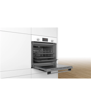 Bosch | HBF113BV1S | Oven | 66 L | Multifunctional | Manual | Mechanical control | Yes | Height 60 cm | Width 60 cm | White