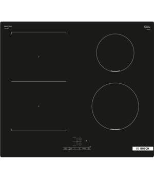 Bosch | PVS611BB6E Series 4 | Induction | Number of burners/cooking zones 4 | Touch | Timer | Black