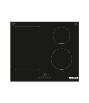 Bosch | PVS611BB6E Series 4 | Induction | Number of burners/cooking zones 4 | Touch | Timer | Black