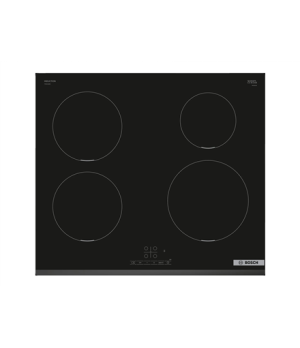 Bosch | PIE631BB5E Series 4 | Hob | Induction | Number of burners/cooking zones 4 | Touch | Timer | Black