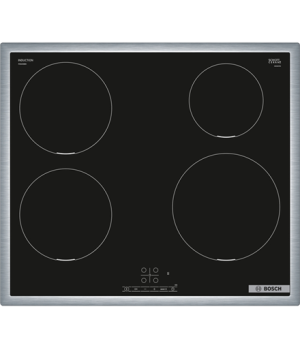 Bosch | PIE645BB5E Series 4 | Hob | Induction | Number of burners/cooking zones 4 | Touch | Timer | Black