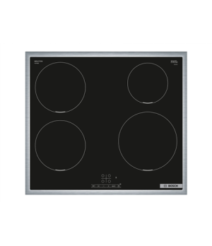 Bosch | PIE645BB5E Series 4 | Hob | Induction | Number of burners/cooking zones 4 | Touch | Timer | Black