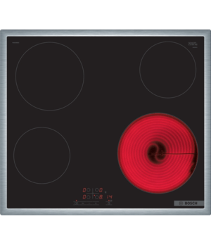 Bosch | Hob | PKE645BB2E Series 4 | Vitroceramic | Number of burners/cooking zones 4 | Touch | Timer | Black