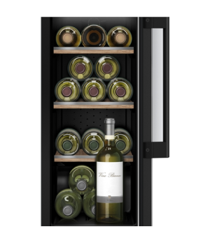 Bosch | Wine Cooler | KUW20VHF0 Series 6, | Energy efficiency class F | Built-in | Bottles capacity 21 | Cooling type | Black