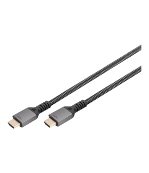 Digitus | 8K PREMIUM HDMI 2.1 Connection Cable | Black | HDMI male (type A) | HDMI male (type A) | HDMI to HDMI | 1 m
