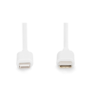 Digitus | Lightning to USB-C data/charging cable | DB-600109-020-W | USB-C to Lightning Apple Lightning 8-pin | USB C