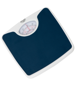 Adler | Mechanical bathroom scale | AD 8151b | Maximum weight (capacity) 130 kg | Accuracy 1000 g | Blue/White