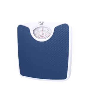 Adler | Mechanical bathroom scale | AD 8151b | Maximum weight (capacity) 130 kg | Accuracy 1000 g | Blue/White