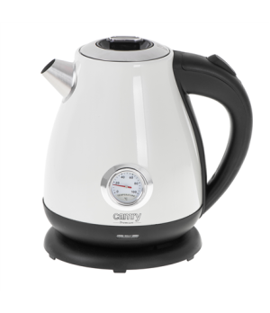 Camry | Kettle with a thermometer | CR 1344 | Electric | 2200 W | 1.7 L | Stainless steel | 360° rotational base | White