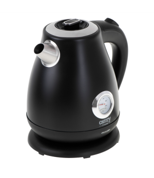 Camry | Kettle with a thermometer | CR 1344 | Electric | 2200 W | 1.7 L | Stainless steel | 360° rotational base | Black