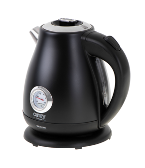 Camry | Kettle with a thermometer | CR 1344 | Electric | 2200 W | 1.7 L | Stainless steel | 360° rotational base | Black