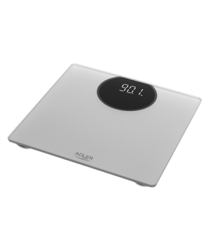 Adler | Bathroom scale | AD 8175 | Maximum weight (capacity) 180 kg | Accuracy 100 g | Silver