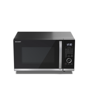 Sharp | Microwave Oven with Grill and Convection | YC-QC254AE-B | Free standing | 25 L | 900 W | Convection | Grill | Black