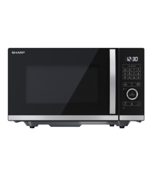 Sharp | Microwave Oven with Grill | YC-QG234AE-B | Free standing | 23 L | 900 W | Grill | Black