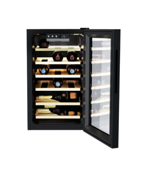 Candy | Wine Cooler | CWCEL 210/N | Energy efficiency class G | Free standing | Bottles capacity 21 | Cooling type | Black