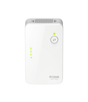 D-Link | AC1300 Wi-Fi Range Extender | DAP-1620 | 802.11ac | Mesh Support No | 400+867 Mbit/s | 10/100/1000 Mbit/s | Ethernet LA