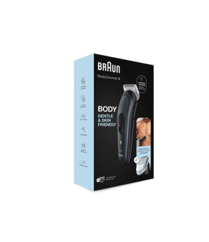 Braun | Body Groomer | BG3340 | Cordless and corded | Black/Grey