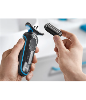 Braun | Shaver | 51-B1000s | Operating time (max) 50 min | Wet & Dry | Black/Blue