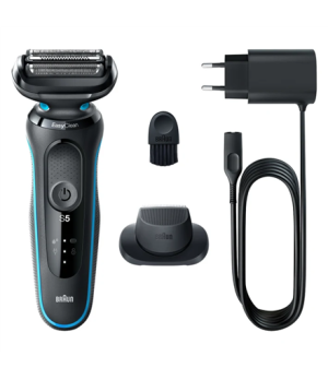 Braun | Shaver | 51-M1200s | Operating time (max) 50 min | Wet & Dry | Black/Mint