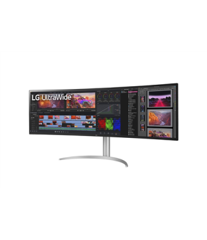 LG 49WQ95C-W 49“ UltraWide Curved LED Monitor 5120x1440/400cd/m2/5ms/ HDMI USB Type C Display Port | LG | Monitor | 49WQ95C-W | 