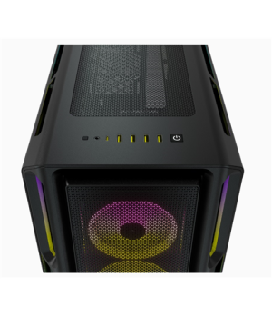 Corsair | Tempered Glass Smart Case | iCUE 5000T RGB | Side window | Black | Mid-Tower | Power supply included No | ATX