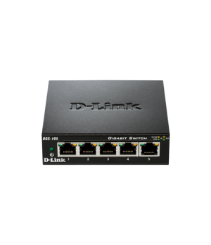 D-Link | Ethernet Switch | DGS-105/E | Unmanaged | Desktop | Gigabit Ethernet (copper) ports quantity 5 | 60 month(s)