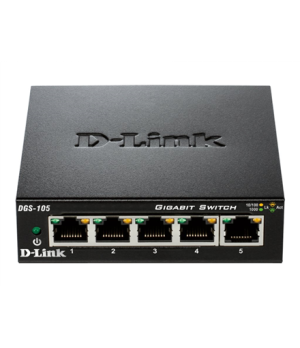 D-Link | Ethernet Switch | DGS-105/E | Unmanaged | Desktop | Gigabit Ethernet (copper) ports quantity 5 | 60 month(s)