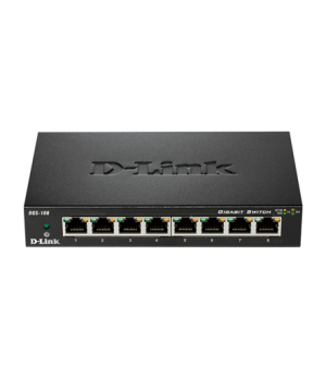 D-Link | Switch | DGS-108/E | Unmanaged | Desktop | Gigabit Ethernet (copper) ports quantity 8 | 60 month(s)