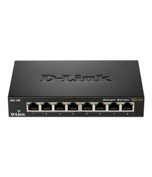 D-Link | Switch | DGS-108/E | Unmanaged | Desktop | Gigabit Ethernet (copper) ports quantity 8 | 60 month(s)