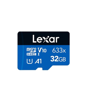 Lexar | Memory card | LMS0633032G-BNNNG | 32 GB | microSDHC | Flash memory class UHS-I Class 10 | Adapter