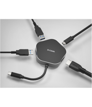 D-Link | 4-in-1 USB-C Hub with HDMI and Power Delivery | DUB-M420 | USB hub | Warranty  month(s) | USB Type-C