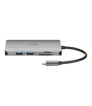 D-Link | 8-in-1 USB-C Hub with HDMI/Ethernet/Card Reader/Power Delivery | DUB-M810 | USB hub | USB Type-C