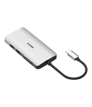 D-Link | 8-in-1 USB-C Hub with HDMI/Ethernet/Card Reader/Power Delivery | DUB-M810 | USB hub | USB Type-C