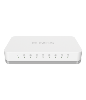 D-Link | Switch | GO-SW-8G/E | Unmanaged | Desktop | Gigabit Ethernet (copper) ports quantity 8