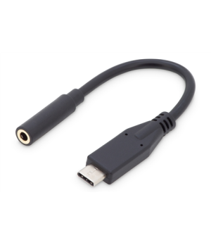 Digitus | USB Type-C Audio adapter cable, Type-C - 3.5mm M/F, 0.2m, Audio input/output, Version 3.1 | AK-300321-002-S | Type-C |